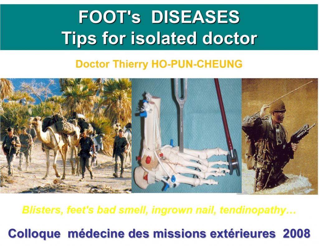 Foot Diseases Tips for isolated practitioner